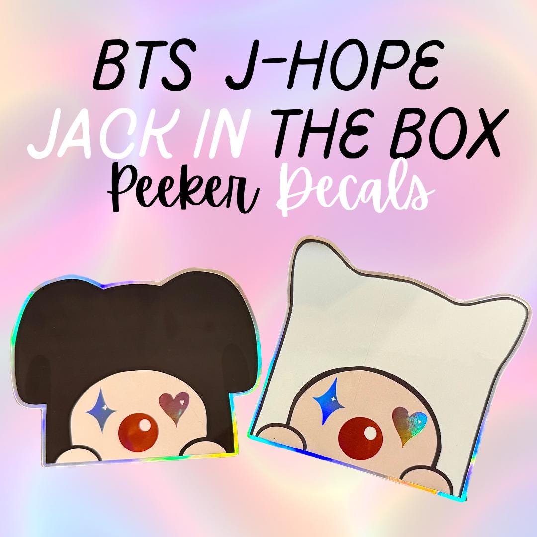 J-Hope Jack in the box Peeker Car Decals
