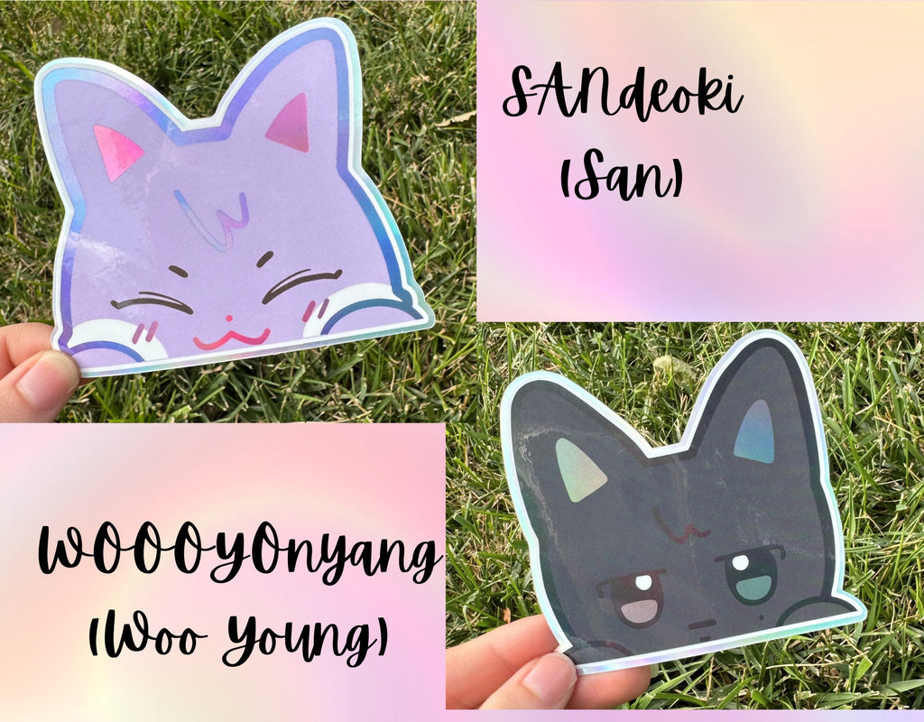 Aniteez Peeker Car Decals