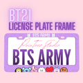 BT21 License Plate Frame
