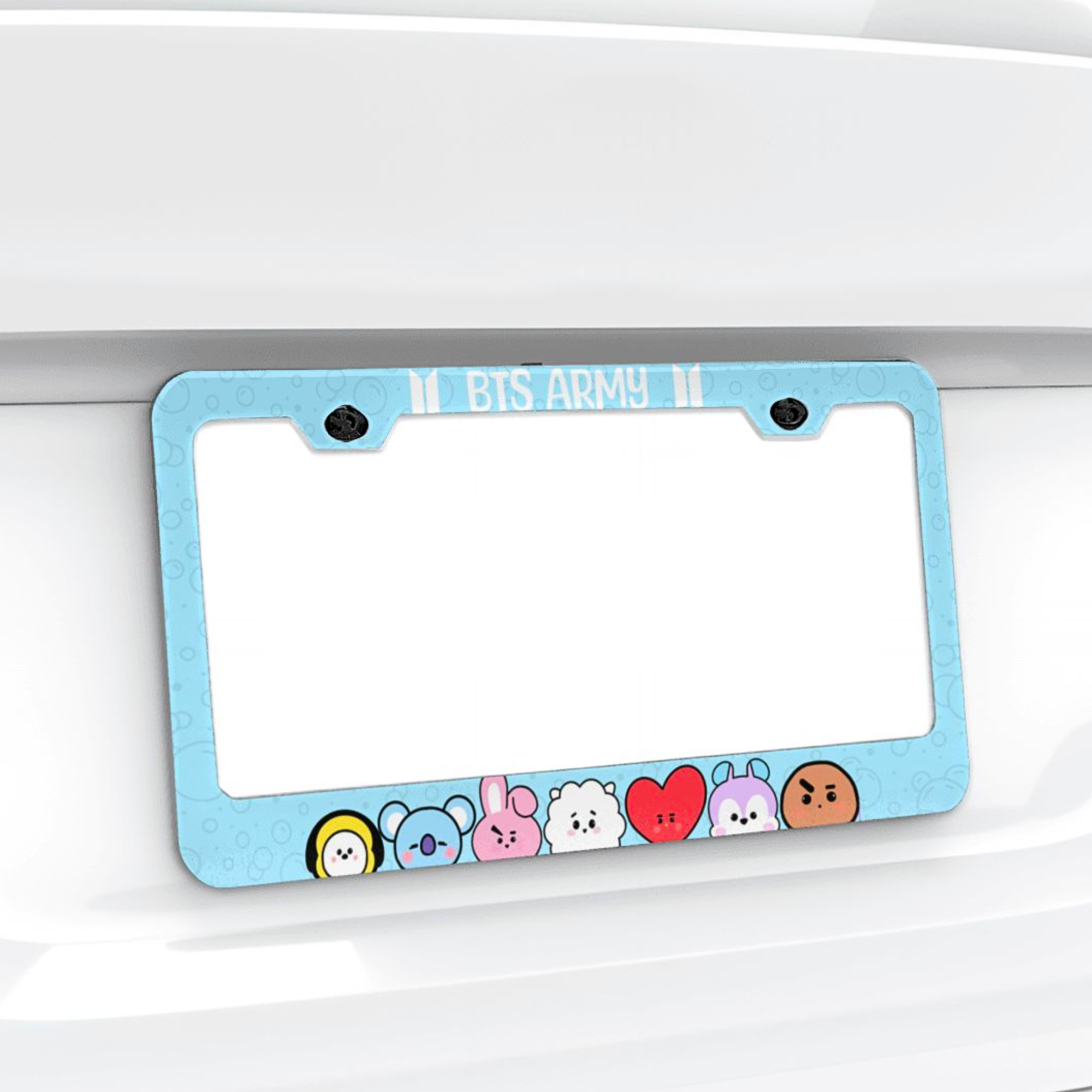 BT21 License Plate Frame