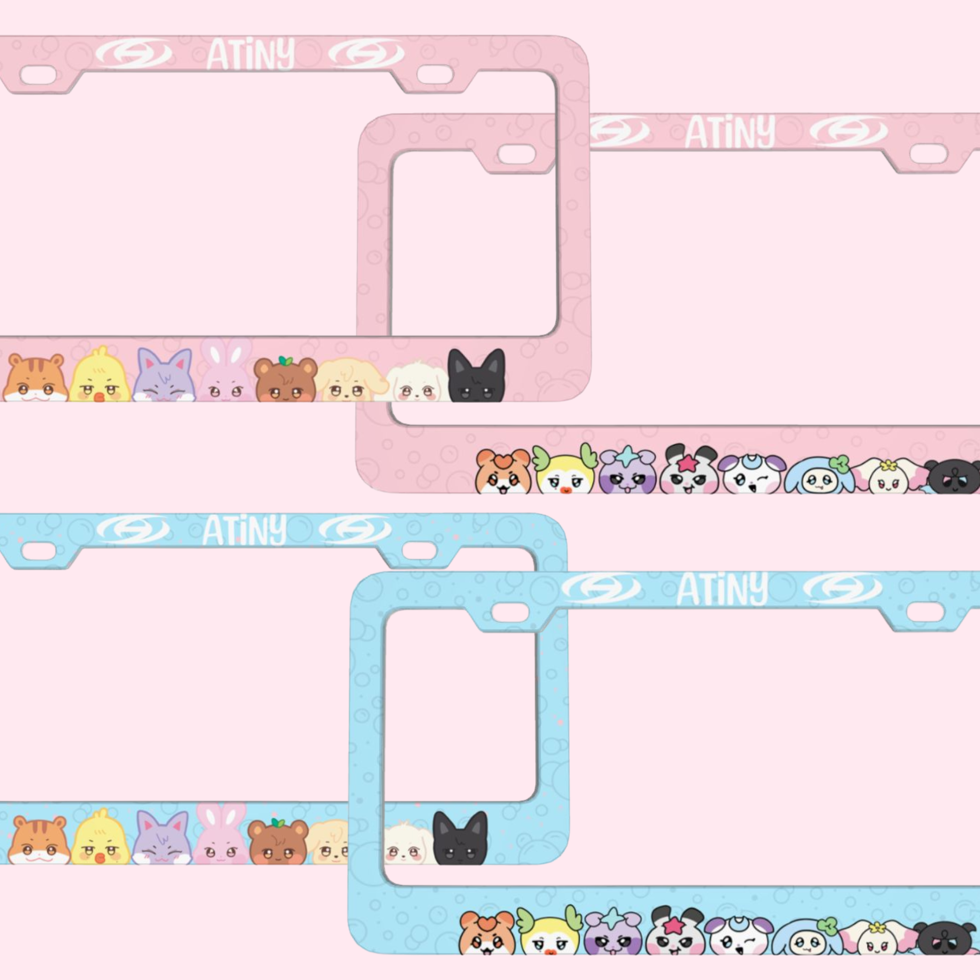 Aniteez & Mighteez License Plate Frames