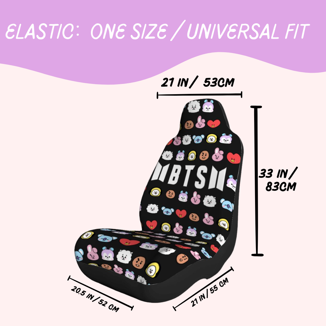 BTS BT21 Seat Covers