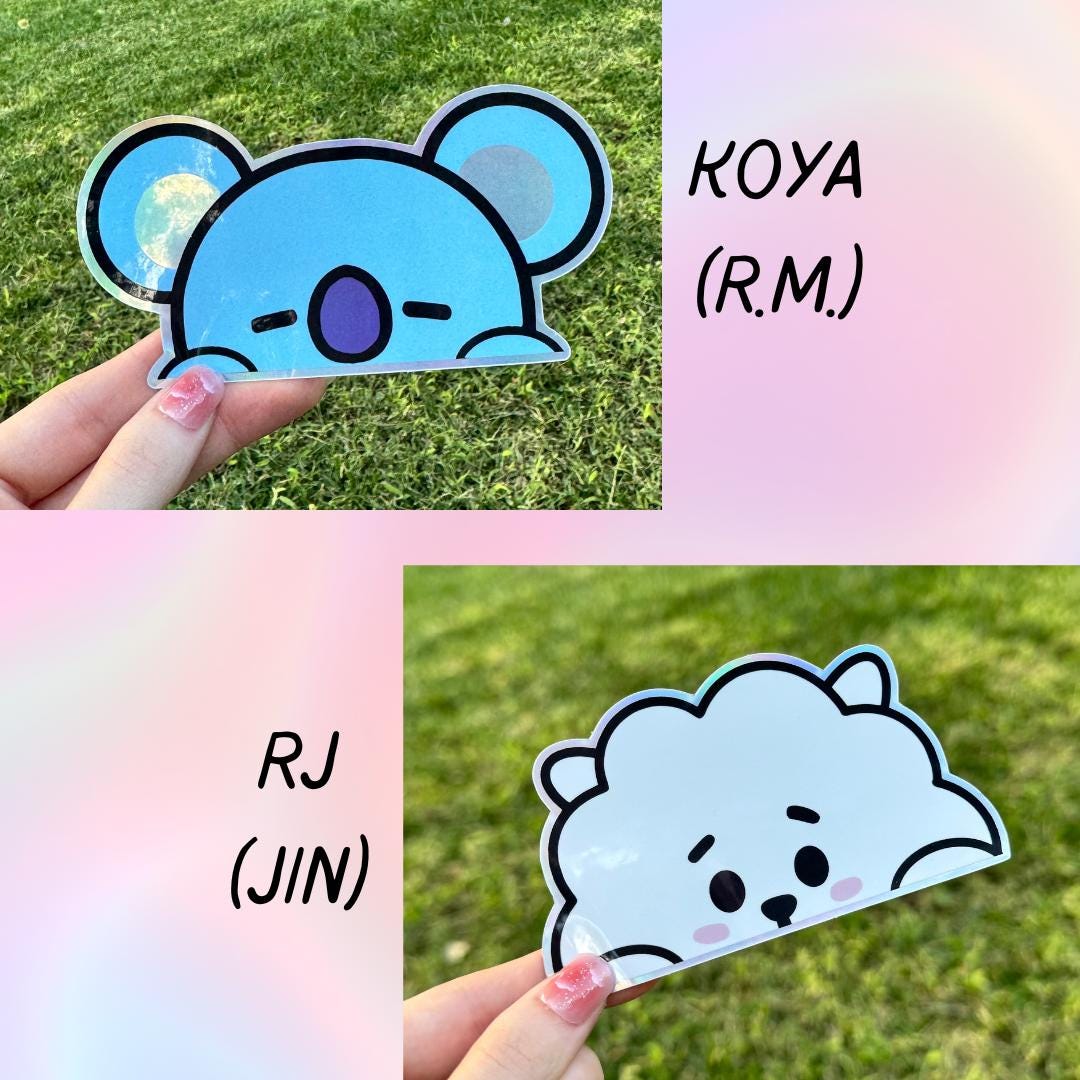 BT21 Peeker Car Decals