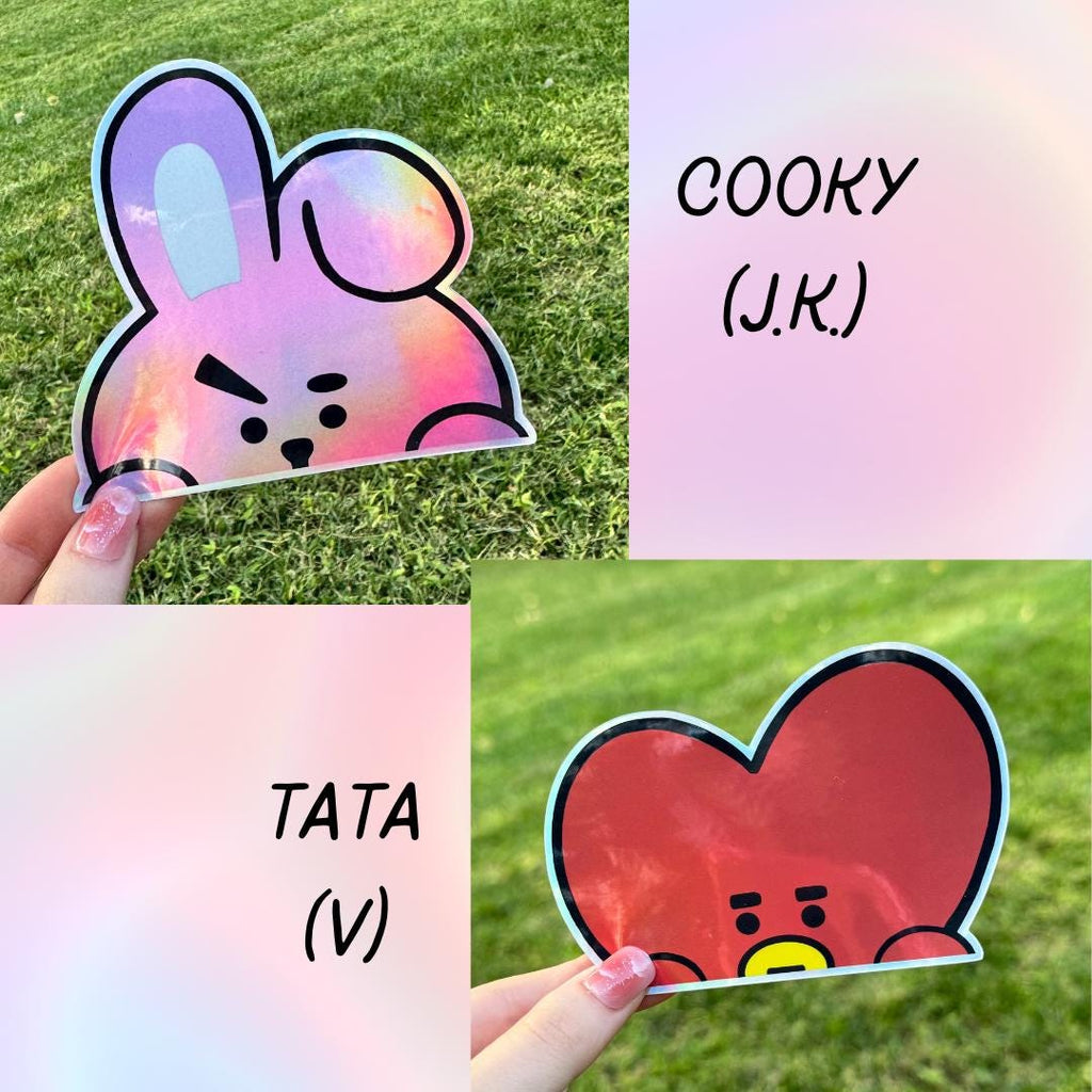 BT21 Peeker Car Decals