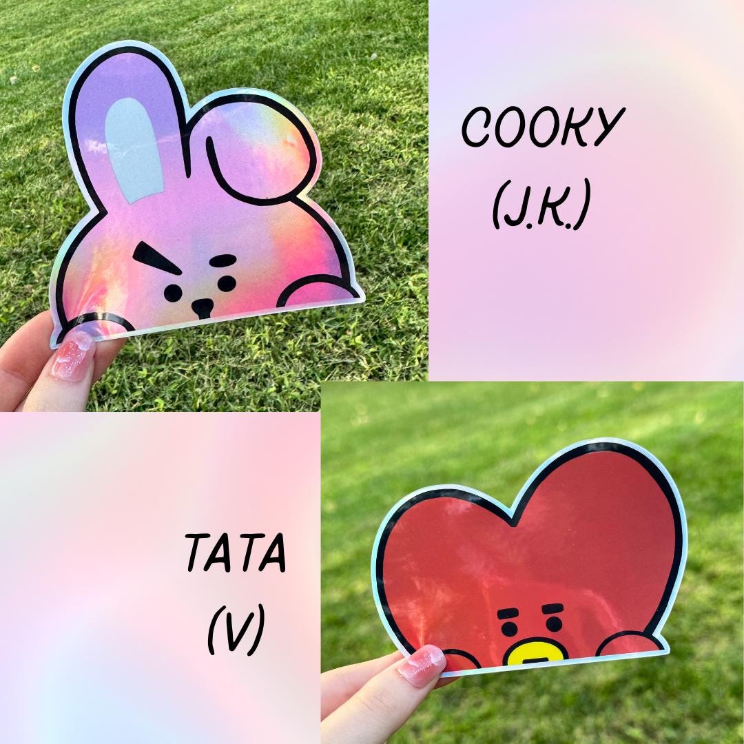 BT21 Peeker Car Decals