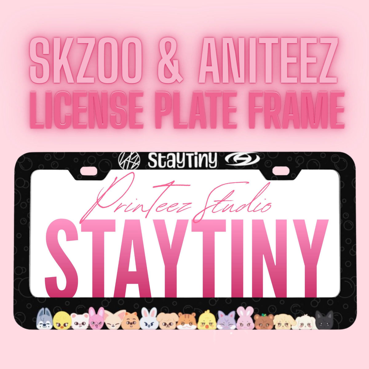 StayTiny License Plate Frames